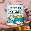 Personalized Stay In Bed With My Cat Mug  JR131 29O47 1