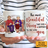 Personalized Couple The Most Beautiful Thing That Ever Happened To Me Was You Mug 31061 thumb 1