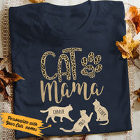 Personalized Cat Mom T Shirt JN131 67O36 thumb 1