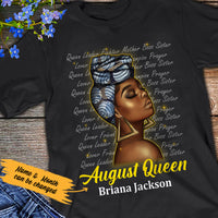 Personalized BWA August Queen T Shirt JL133 30O47 thumb 1