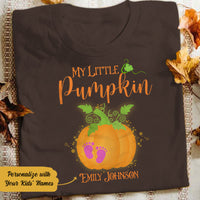 Personalized Pumpkin Halloween T Shirt JL161 85O58 thumb 1