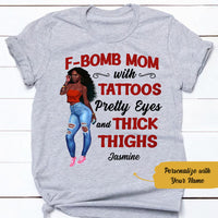 Personalized BWA Mom Tatoo T Shirt AG172 81O58 thumb 1