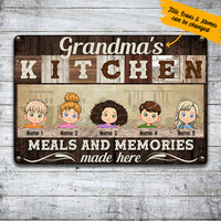 Personalized Grandma Kitchen Metal Sign JL101 95O36 thumb 1