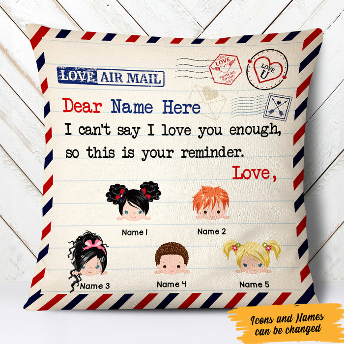 Personalized Grandma I Love You Pillow JR253 67O47 (Insert Included) 1