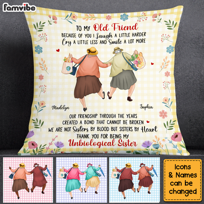 Personalized Gift For Old Friends A Bond That Cannot Be Broken Pillow 30675 1
