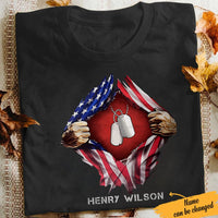 Personalized Veteran T Shirt JN81 85O61 thumb 1