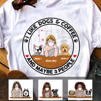 Personalized I Like Dog And Coffee T Shirt AP917 30O47 thumb 1