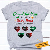 Personalized Grandma Grandpa Heart T Shirt OB83 81O34 thumb 1