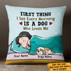 Personalized Dog Who Loves Me Pillow JR261 29O47 (Insert Included) 1