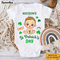 Personalized Gift For Baby First St Patrick's Day Baby Onesie 31834 thumb 1