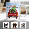 Personalized Dog First Christmas Red Truck Mug OB62 85O36 1