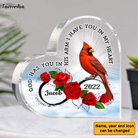 Personalized Cardinal Memorial Gift For Loss Acrylic Plaque 22637 thumb 1