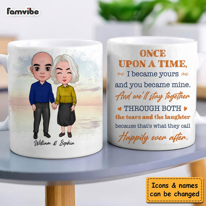 Personalized Couple Gift Once Upon A Time I Became Yours And You Became Mine Mug 31244 1