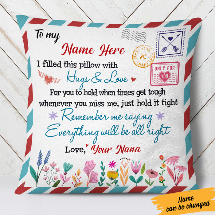 Personalized Love Grandma Pillow FB32 67O57 (Insert Included) 1