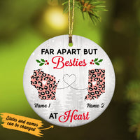 Personalized Besties At Heart Long Distance  Ornament SB2427 30O47 thumb 1