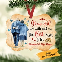 Personalized Grow Old With Me Couple Benelux Ornament NB242 30O58 thumb 1