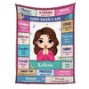 Personalized Gift For Granddaughter God Says I Am Blanket 30195 1