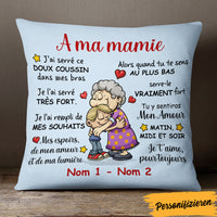 Personalized French Grandma Mamie Petit-fils Pillow AP223 29O47 thumb 1