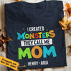 Personalized Mom Monster T Shirt JN165 95O36 1