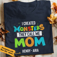 Personalized Mom Monster T Shirt JN165 95O36 thumb 1