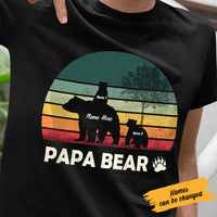 Personalized Dad Bear T Shirt AP198 81O58 thumb 1
