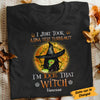 Personalized Witch Halloween 100% T Shirt AG171 81O34 1