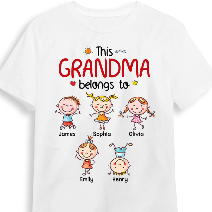 Personalized Gift For This Grandma Belongs To Shirt - Hoodie - Sweatshirt 30533 1