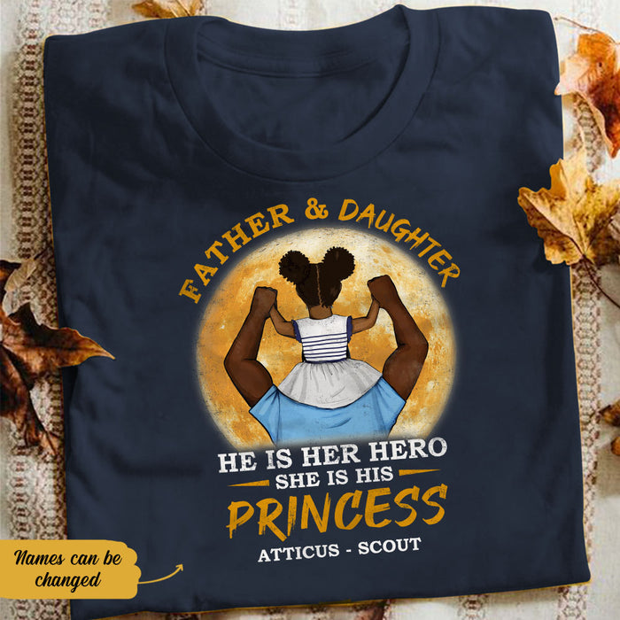 Personalized BWA Dad And Daughter Best Friend T Shirt AG122 65O58 1