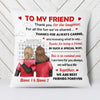 Personalized To My Bestie Nurse Friends Pillow MR32 65O34 (Insert Included) 1