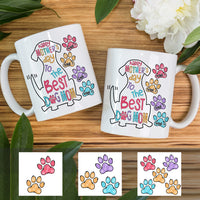 Personalized The Best Dog Mom Grandma Mug MR101 65O36 thumb 1