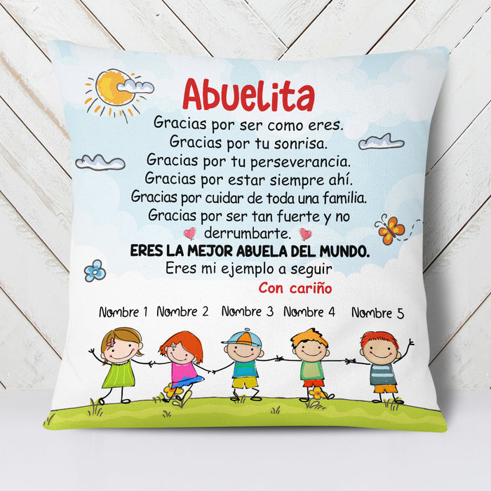 Personalized Grandma Abuela Gracias Spanish Pillow AP282 30O34 1