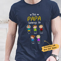 Personalized Grandpa Doodle T Shirt SMY224 81O34 thumb 1