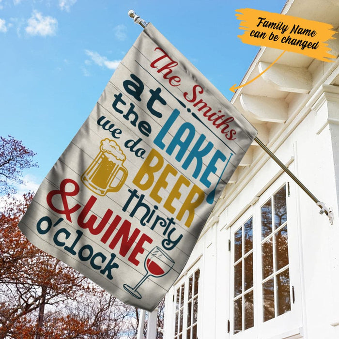 Personalized Lake Beer Wine Garden Flag SJN276 85O34 1