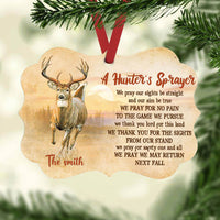 Personalized Hunting Hunter Prayer Benelux Ornament DB22 95O60 thumb 1