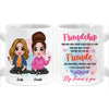 Personalized Friends Gift I Feel So Lucky That  My Friend Is You Mug 31218 1