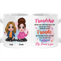 Personalized Friends Gift I Feel So Lucky That  My Friend Is You Mug 31218 thumb 1