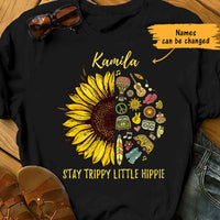 Personalized Hippie Sunflower T Shirt JN172 73O65 thumb 1