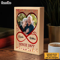 Personalized Couples Gift Upload Photo Since Picture Frame Light Box 31490 thumb 1