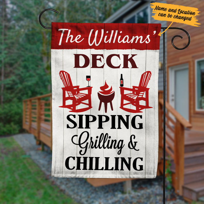 Personalized Deck Gardening Flag AG123 85O34 1