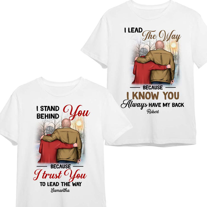 Personalized Gifts For Couple Lead The Way Couple T Shirt 31462 1