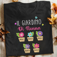 Personalized Grandma Mom Nonna Italian T Shirt AP172 73O34 thumb 1
