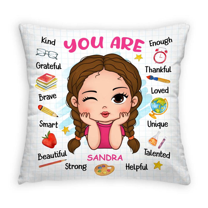 Personalized Gift For Granddaughter You Are Affirmation Pillow 32251 1
