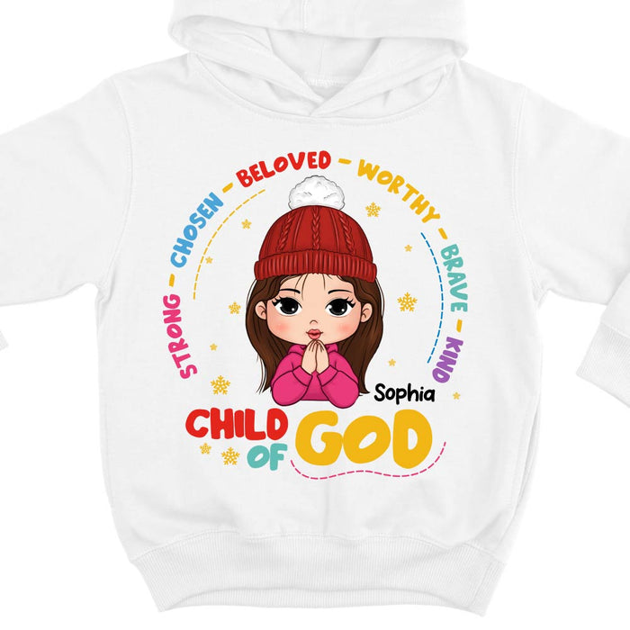 Personalized Gift For Granddaughter Child Of God Kid T Shirt - Kid Hoodie - Kid Sweatshirt 30227 1