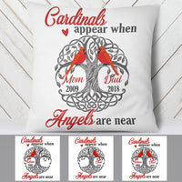 Personalized Angels Are Near Memorial Pillow SB235 30O34 (Insert Included) thumb 1