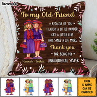 Personalized Gift For Friends Sister Thank You For Pillow 30714 thumb 1