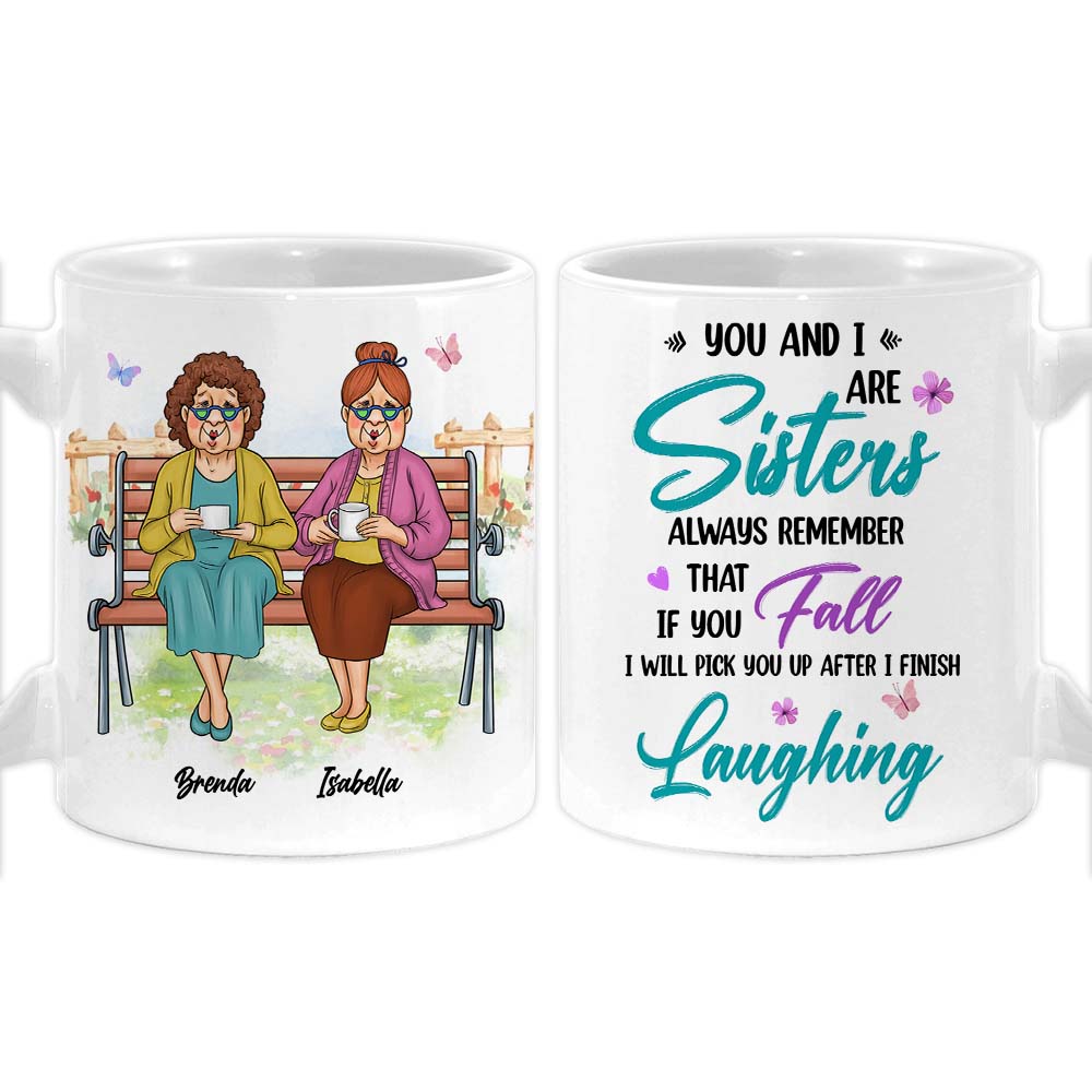 Personalized Friend Gift I Will Pick You Up After I Finish  Laughing Mug Primary Mockup