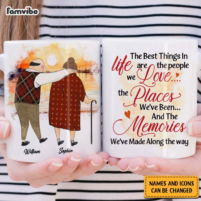 Personalized Gift For Couples The Memories We've Made  Along The Way Mug 31201 1