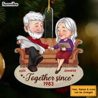 Personalized Couple Together Since Ornament 30507 thumb 1
