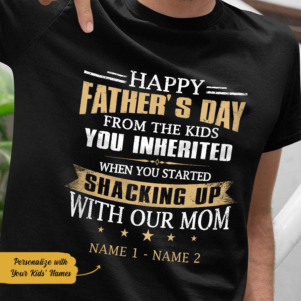 Personalized Step Dad  T Shirt MY212 95O58