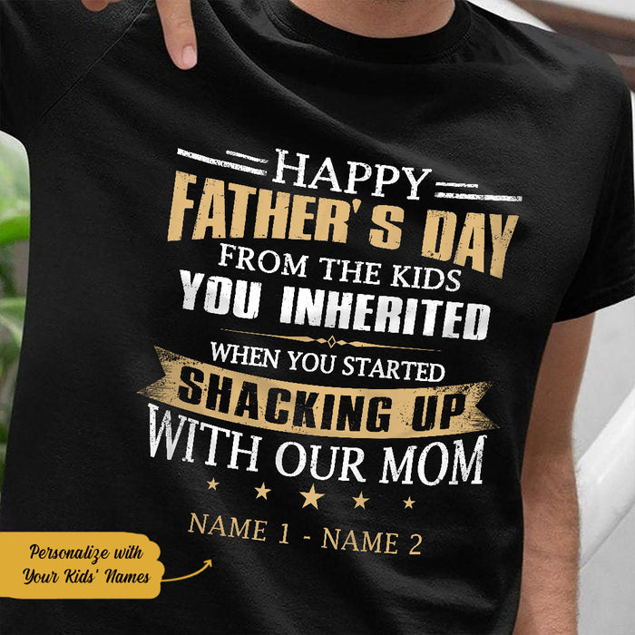 Personalized Step Dad  T Shirt MY212 95O58 1